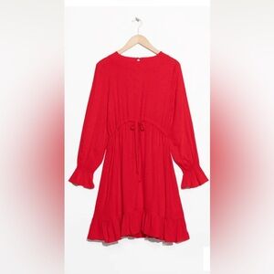 & Other Stories Dot Print Dress